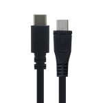 کابل تبدیل USB-C به microUSB کی نت مدل K-NET K-CUCM2M06 طول 0.6 متر