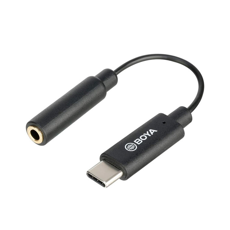 مبدل USB-C به جک 3.5 میلی متری بویا مدل BY-K4