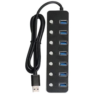 هاب 7 پورت USB 3.0 کلید دار کی نت مدل K-NET K-HUAMH10P7