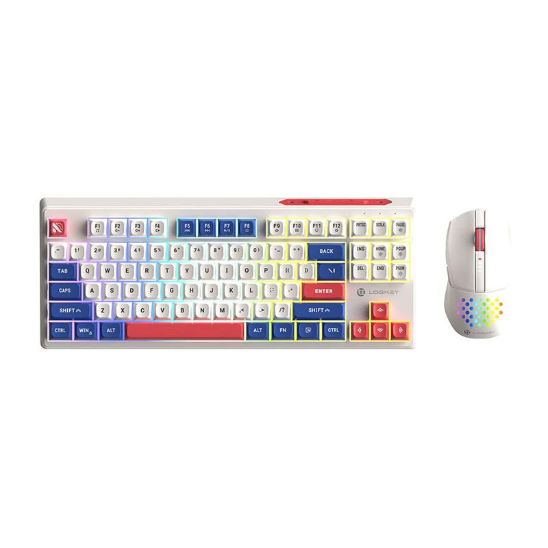 کیبورد و ماوس گیمینگ لاجیکی مدل LOGIKEY KM329W