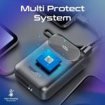 پاوربانک پرومیت مدل POWERPOD-20.BLK ظرفیت 20000 میلی‌آمپرساعت