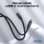 کابل USB-C پرومیت مدل SPRINGY.BLK طول 1.2 متر