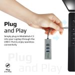 هاب 4 پورت USB-C پرومیت مدل MEDIAHUB-C3