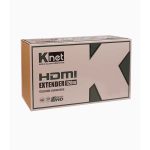 مبدل افزایش طول HDMI بر روی کابل شبکه کی نت مدل K-EXHDC120 بسته دو عددی