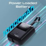 پاوربانک پرومیت مدل POWERPOD-10.BLK ظرفیت ۱۰۰۰۰ میلی‌آمپرساعت