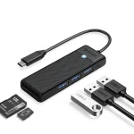 هاب 3 پورت USB3.0 اوریکو مدل ORICO PAPW3AT-C3-015 اتصال Type-C + کارت‌ریدر - تصویر 2
