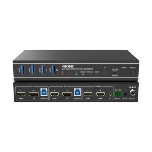سوییچ KVM دو پورت HDMI , DISPLAY مدل FN-K3D21