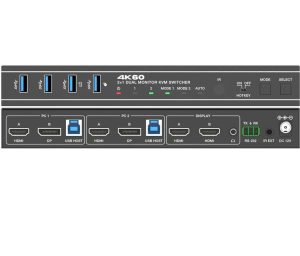 سوییچ KVM دو پورت HDMI , DISPLAY مدل FN-K3D21 - Image 3
