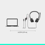 هدست USB لاجیتک مدل LOGITECH H390 - Image 5
