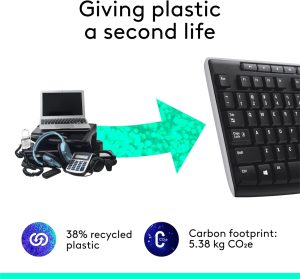 کيبورد وايرلس لاجیتک مدل LOGITECH K270 - Image 6