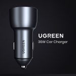 شارژر فندکی 36 وات یوگرین مدل UGREEN CD213-10144 - Image 2
