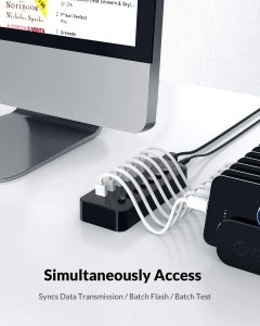 هاب 7 پورت USB 3.0 اوریکو مدل CT2U3-7AB - Image 6