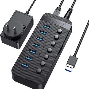 هاب 7 پورت USB 3.0 اوریکو مدل CT2U3-7AB