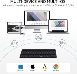 کيبورد وايرلس و بلوتوث رپو مدل RAPOO E9050L - Image 4
