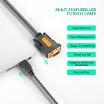 کابل تبدیل USB به سریال RS232 یوگرین مدل CR104-20211 طول 1.5 متر