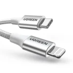 کابل Type-C به لایتنینگ یوگرین مدل UGREEN US304-70523 طول 1 متر - Image 8