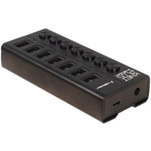هاب 7 پورت USB3.2 کی‌نت مدل Knet Plus KP-HUAMHA17