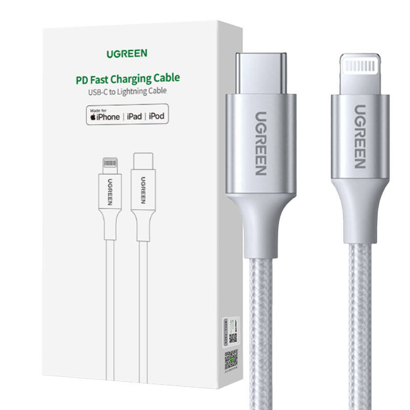 کابل Type-C به لایتنینگ یوگرین مدل UGREEN US304-70523 طول 1 متر