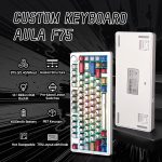 کيبورد گیمینگ سيم دار ، وايرلس و بلوتوثی آئولا مدل AULA F75  سوئیچ Green - تصویر 8
