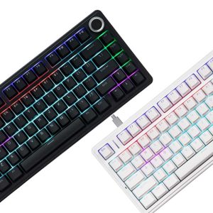 کيبورد گیمینگ سيم دار آئولا مدل AULA F75 Gaming سوئیچ Red