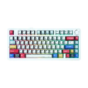 کيبورد گیمینگ سيم دار ، وايرلس و بلوتوثی آئولا مدل AULA F75  سوئیچ Green