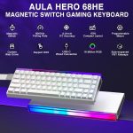 کيبورد گیمینگ سيم دار آئولا مدل AULA WIN 68 HE سوئیچ White - Image 2