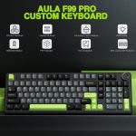 کيبورد گیمینگ سيم دار ، وايرلس و بلوتوثی آئولا مدل Aula F99 PRO Gray Switch - تصویر 4
