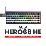 کيبورد گیمینگ سيم دار آئولا مدل AULA WIN 68 HE HERO URANUS سوئیچ YELLOW - Image 2