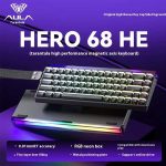 کيبورد گیمینگ سيم دار آئولا مدل AULA WIN 68 HE HERO URANUS سوئیچ YELLOW - Image 5