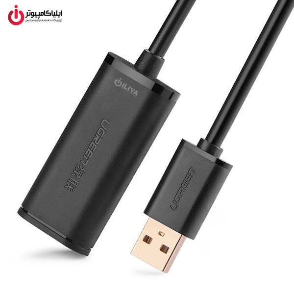کابل افزایش طول USB2.0 یوگرین مدل UGREEN US121-10323 طول 15 متر