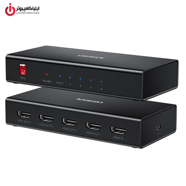 اسپلیتر 4 پورت HDMI یوگرین مدل UGREEN CM570-90514