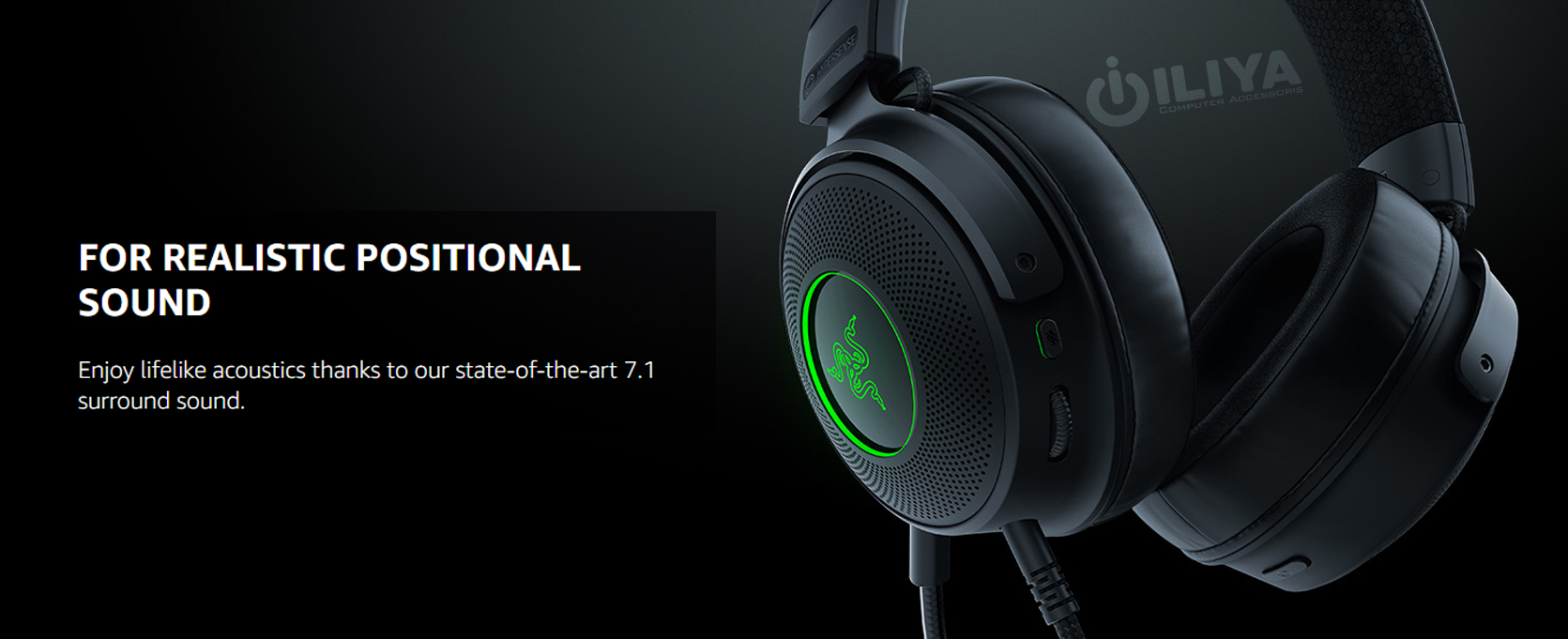 هدست گیمینگ ریزر مدل RAZER Kraken V3 X