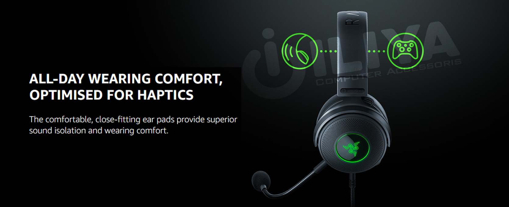 هدست گیمینگ ریزر مدل RAZER Kraken V3 X