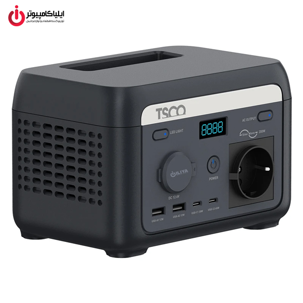 پاور استیشن 200 وات تسکو مدل TSCO TST 201 ظرفیت 32000 میلی آمپر ساعت