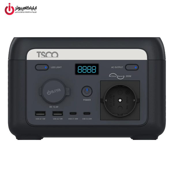 پاور استیشن 200 وات تسکو مدل TSCO TST 201 ظرفیت 32000 میلی آمپر ساعت