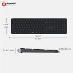 کیبورد وایرلس و بلوتوثی رپو مدل RAPOO E9550L