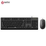 کیبورد و موس سیم دار رپو مدل RAPOO X130 PRO