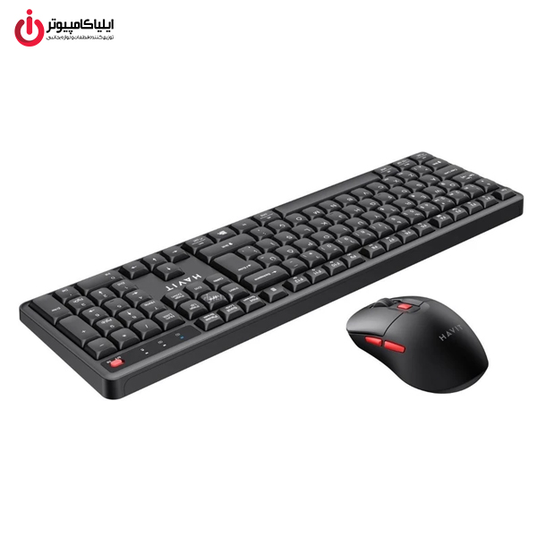 کیبورد و ماوس وایرلس و بلوتوثی هویت مدل HAVIT KB261WB