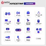 خرید ماوس بی‌سیم و بلوتوثی کینگ استار مدل Kingstar KM630BRW از ایلیاکامپیوتر مشهد