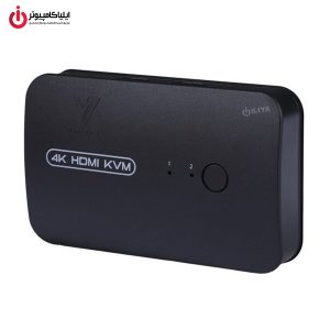 کی وی ام سوئیچ 2 پورت HDMI واصل مدل VASEL VSL-HK201