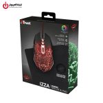 ماوس گیمینگ سیم‌دار تراست مدل TRUST GXT 783 Izza به همراه ماوس پد