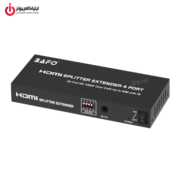 اسپلیتر اکستندر 4 پورت HDMI بافو مدل BAFO BF-141
