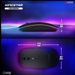 خرید ماوس بی‌سیم و بلوتوثی کینگ استار مدل Kingstar KM630BRW از ایلیاکامپیوتر مشهد