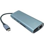 هاب 8 پورت USB-C کی نت مدل K NET S8 - Image 5