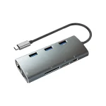 هاب 8 پورت USB-C کی نت مدل K NET S8 - Image 8