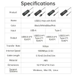 هاب USB3.0 سه پورت اوریکو مدل ORICO PWCUR-U3 15 - Image 2