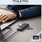 هاب 3 پورت USB-C اوریکو مدل PAPW3AT-C3-10 - Image 2