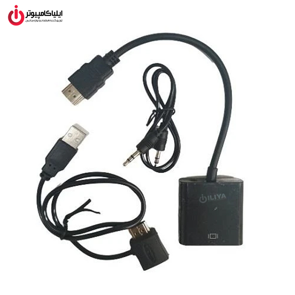 خرید تبدیل تصویر HDMI به VGA کی نت مدل K-NET K-CO72 از «ایلیاکامپیوتر مشهد»