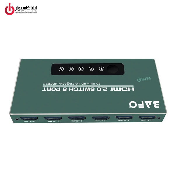 خرید سوئیچ HDMI پنج پورت بافو مدل BAFO BF-178 از ایلیاکامپیوتر مشهد