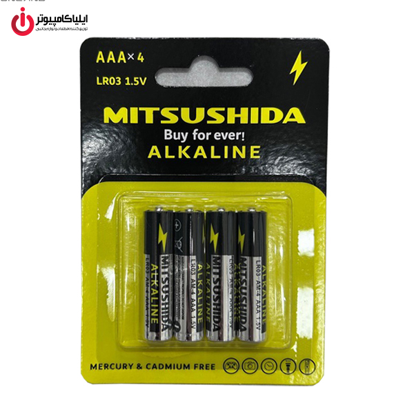 باتری نیم‌قلمی میتسوشیدا مدل MITSUSHIDA KC-LR03